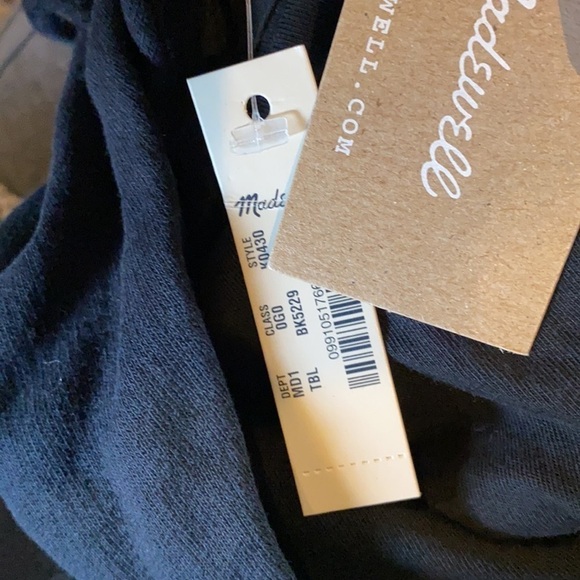 Madewell NWT Men's Black Pullover Hoodie Sweatshirt - Picture 8 of 8